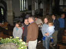 More people - watching the video relay of the bells